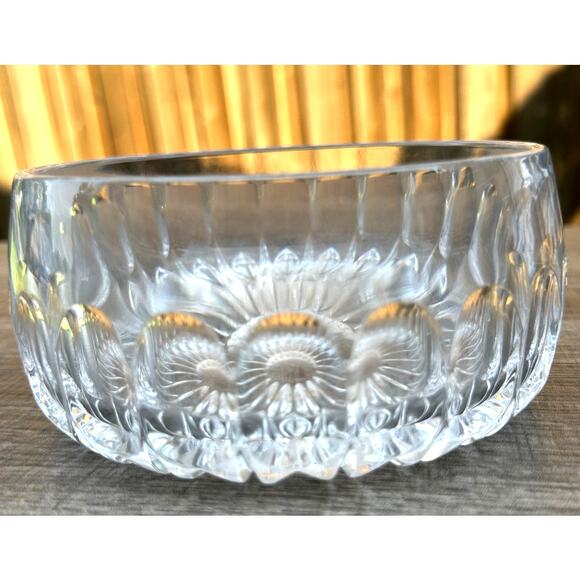Gorham Althea Collection West Germany Full Lead Crystal 6" Bowl - Picture 3 of 3